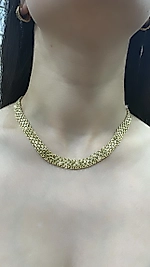 Altın kaplama kolye