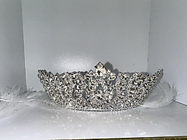 Kristal Taşlı Taç (İthal)