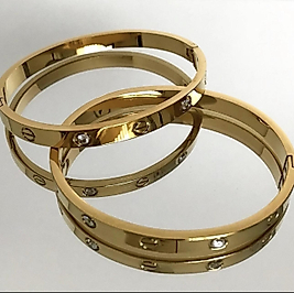 Altın Kaplama Kelepçe Bilezik