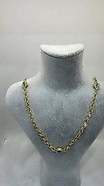 Altın kaplama kolye