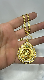 Altın kaplama kolye