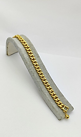 İnce Sık Dokulu Zincir Altın Bileklik