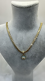 Altın kaplama kolye