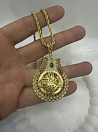 Altın kaplama kolye
