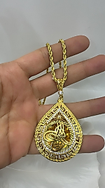 Altın kaplama kolye