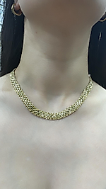 Altın kaplama kolye